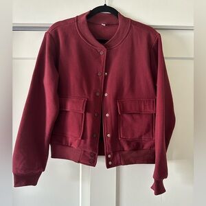 Stylish Burgundy Jacket
